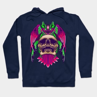 Owl and Skull Hoodie